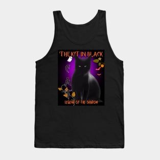 Cat the kit in black Legend of the shadow Tank Top